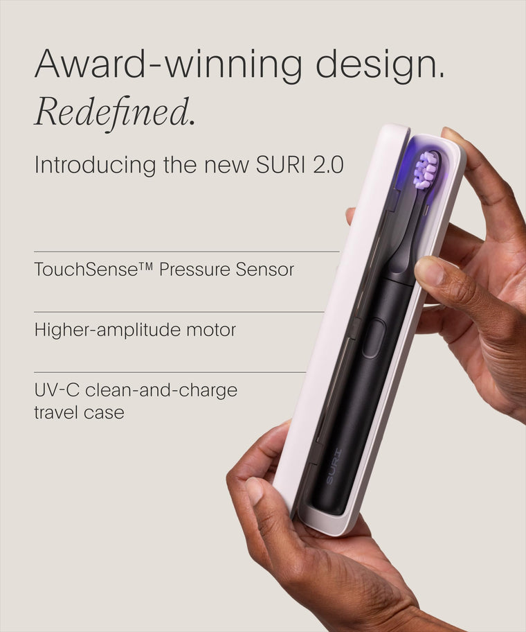 SURI 2.0 Sonic Electric Toothbrush with UV Travel Case