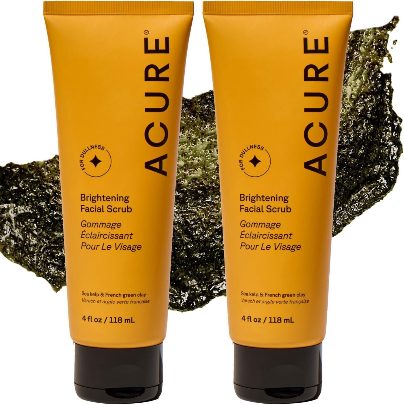Acure Brightening Exfoliating Facial Scrub for Radiant Skin