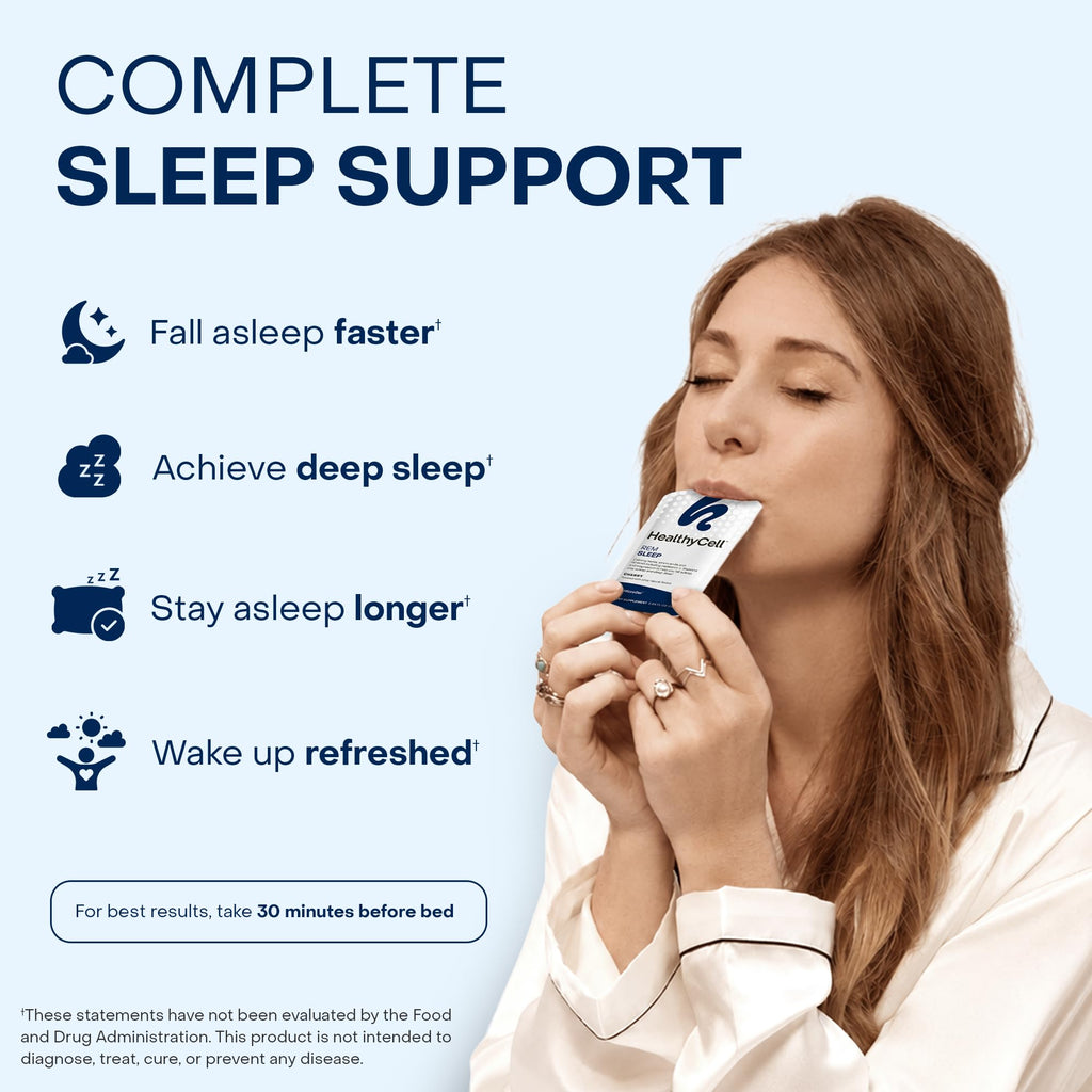 Healthycell REM Sleep Liquid Gel with Melatonin Support