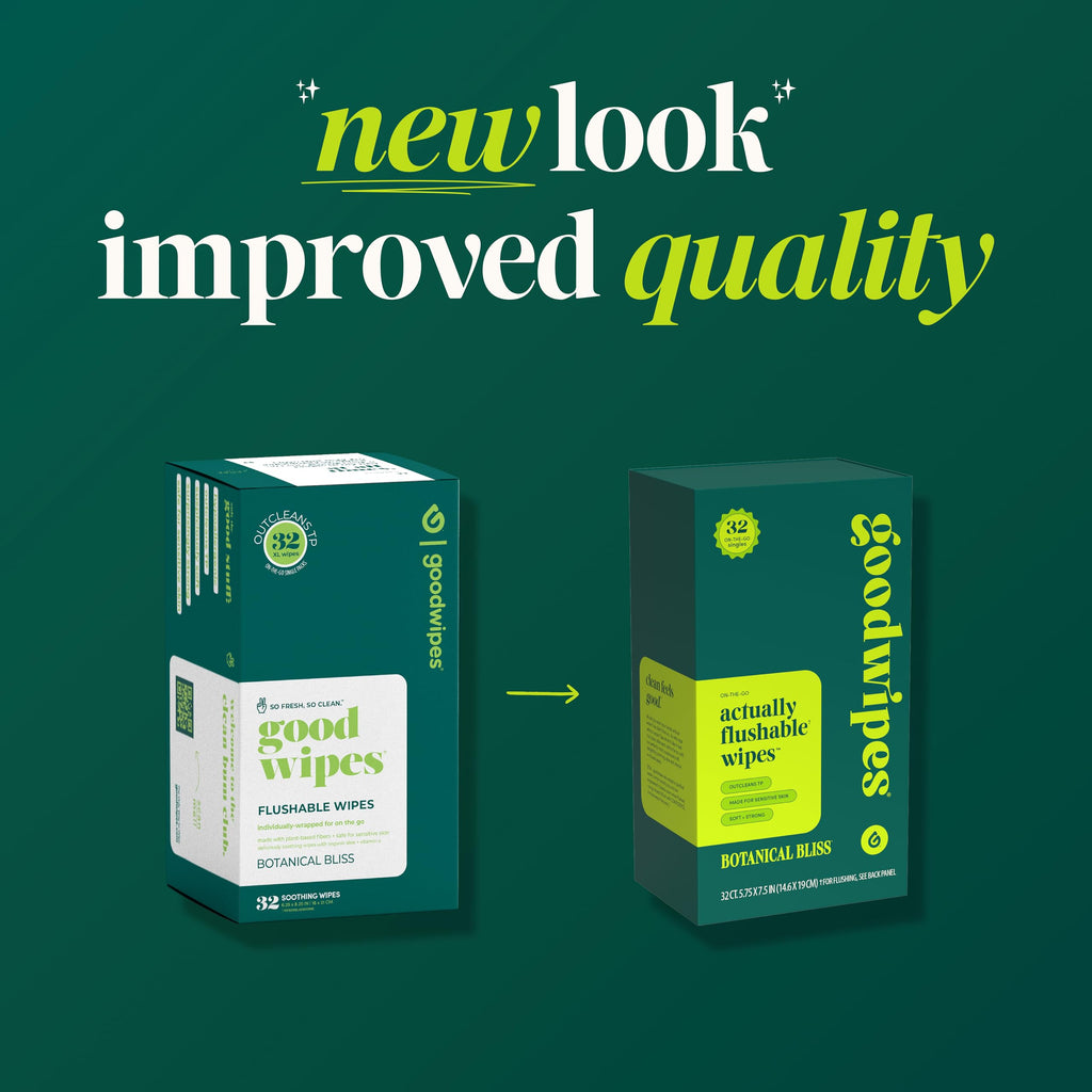 goodwipes Individually Wrapped Flushable Wipe Singles