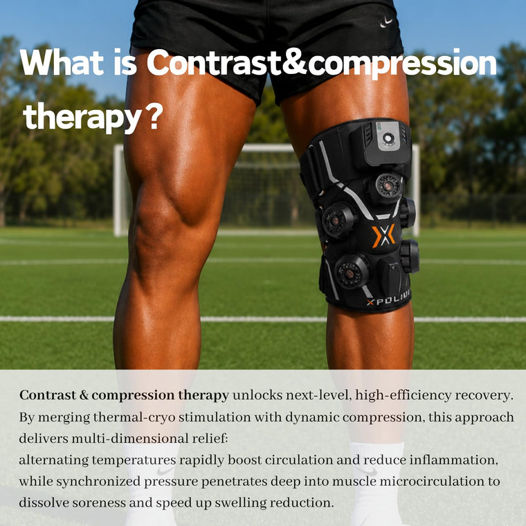 XPOLAR X2 Smart Knee Recovery Device with Hot and Cold Therapy