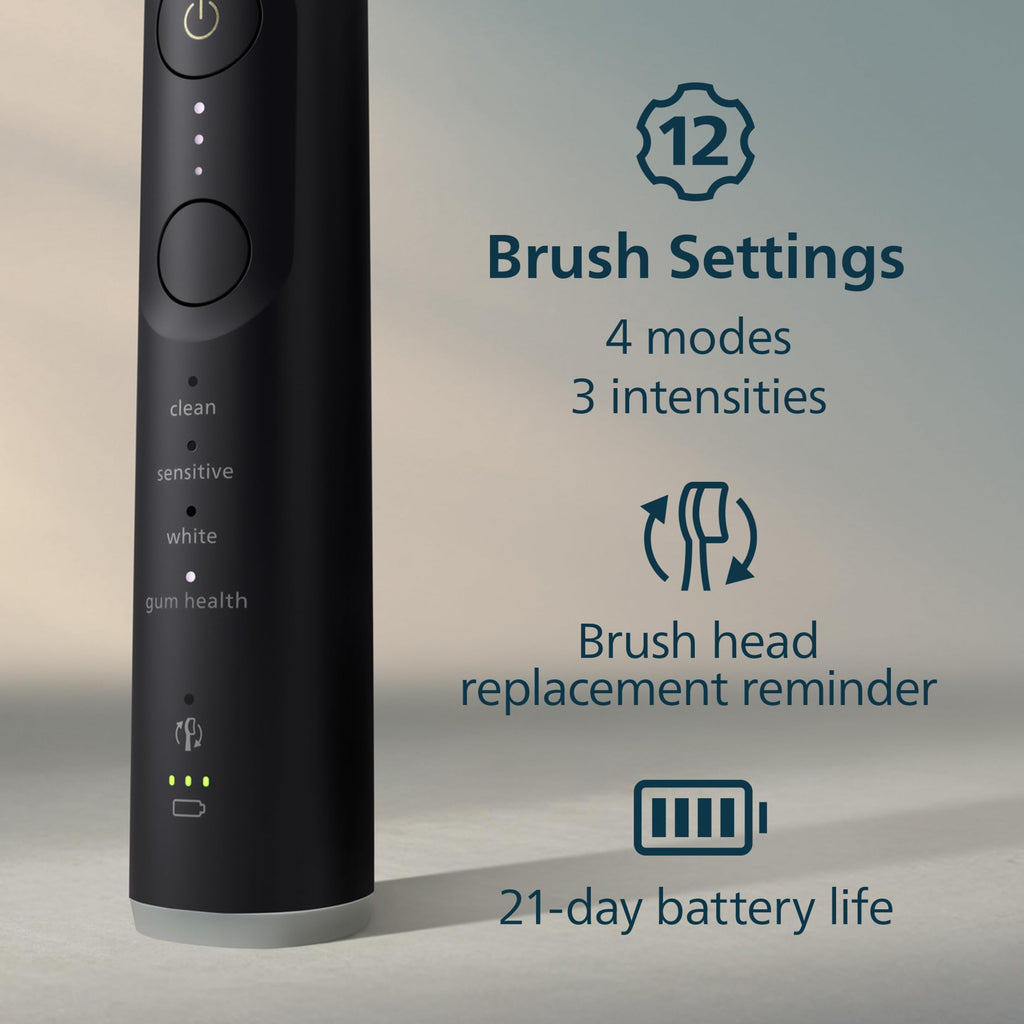 Philips Sonicare 7300 Rechargeable Toothbrush in Black