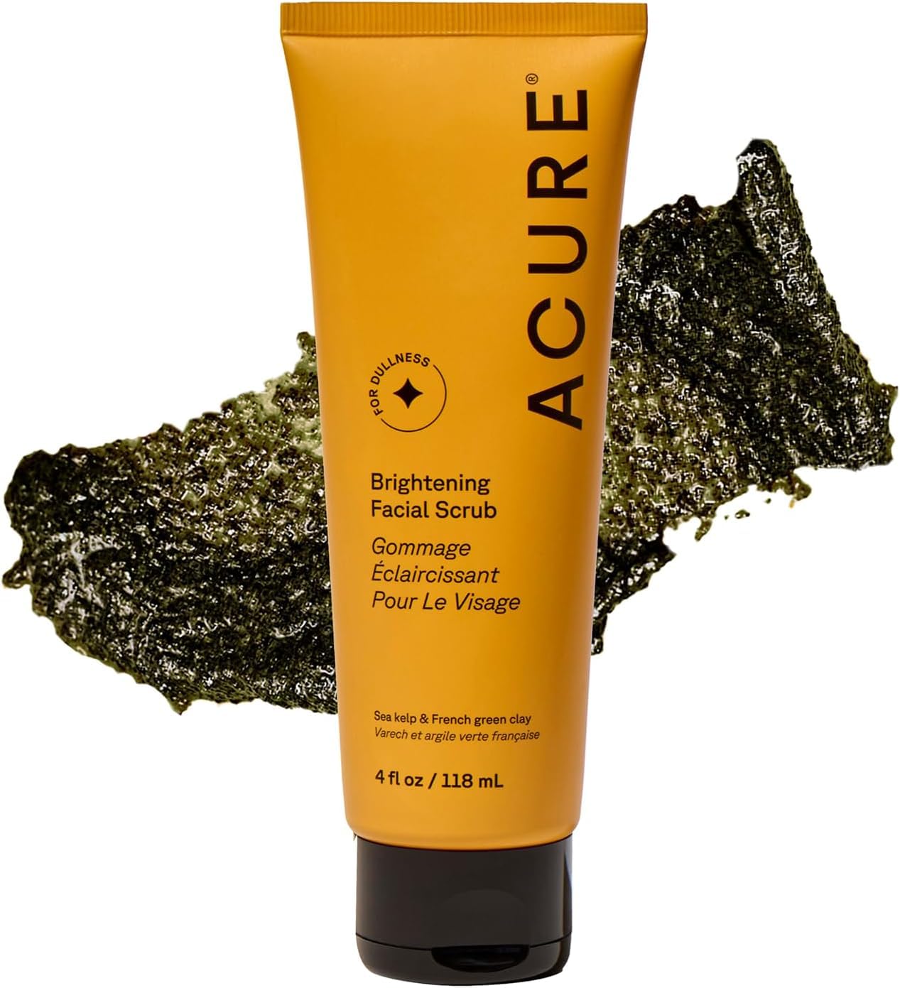Acure Brightening Exfoliating Facial Scrub for Radiant Skin