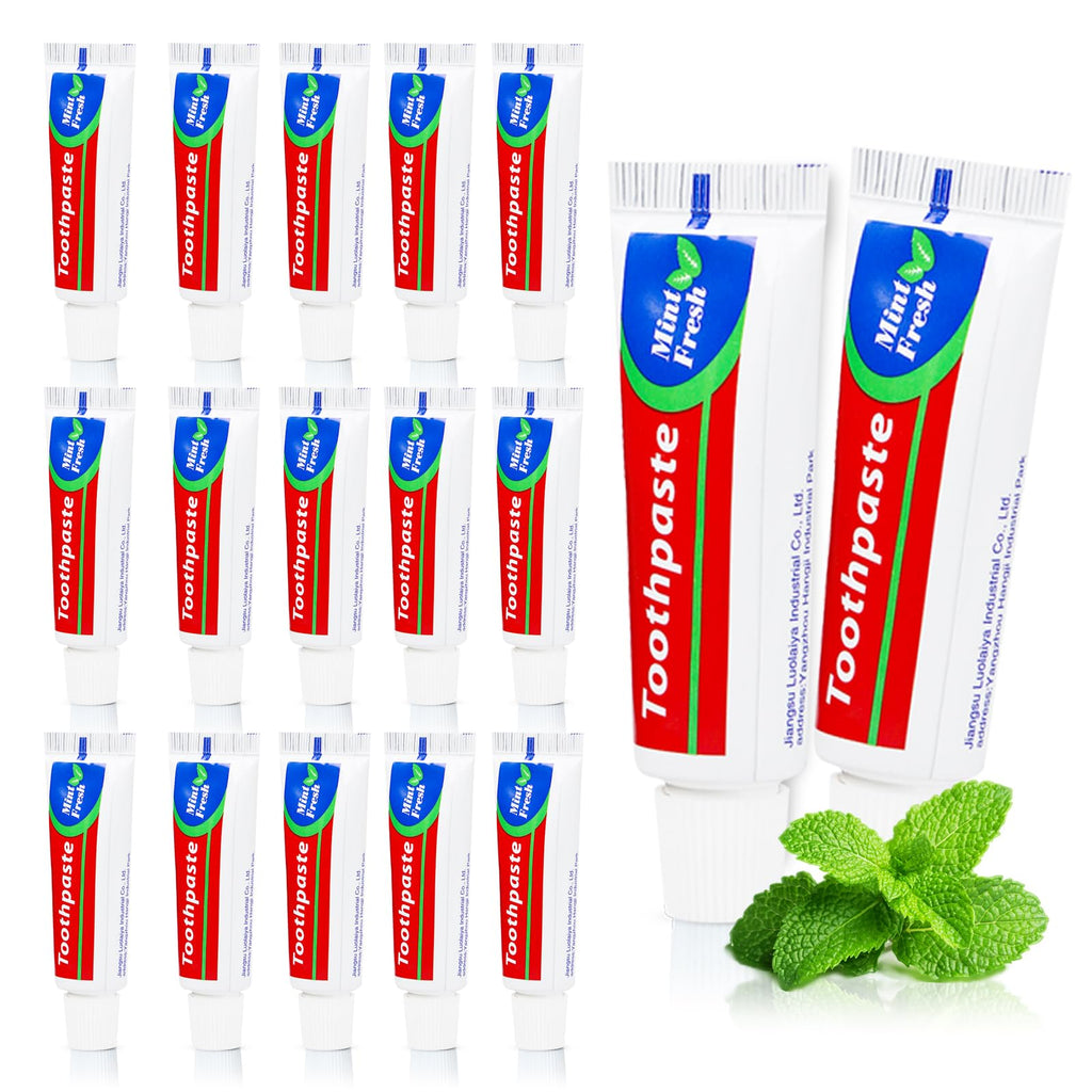 HAIFOTRVA Peppermint Travel Toothpaste, 0.88 Oz, 30-Pack