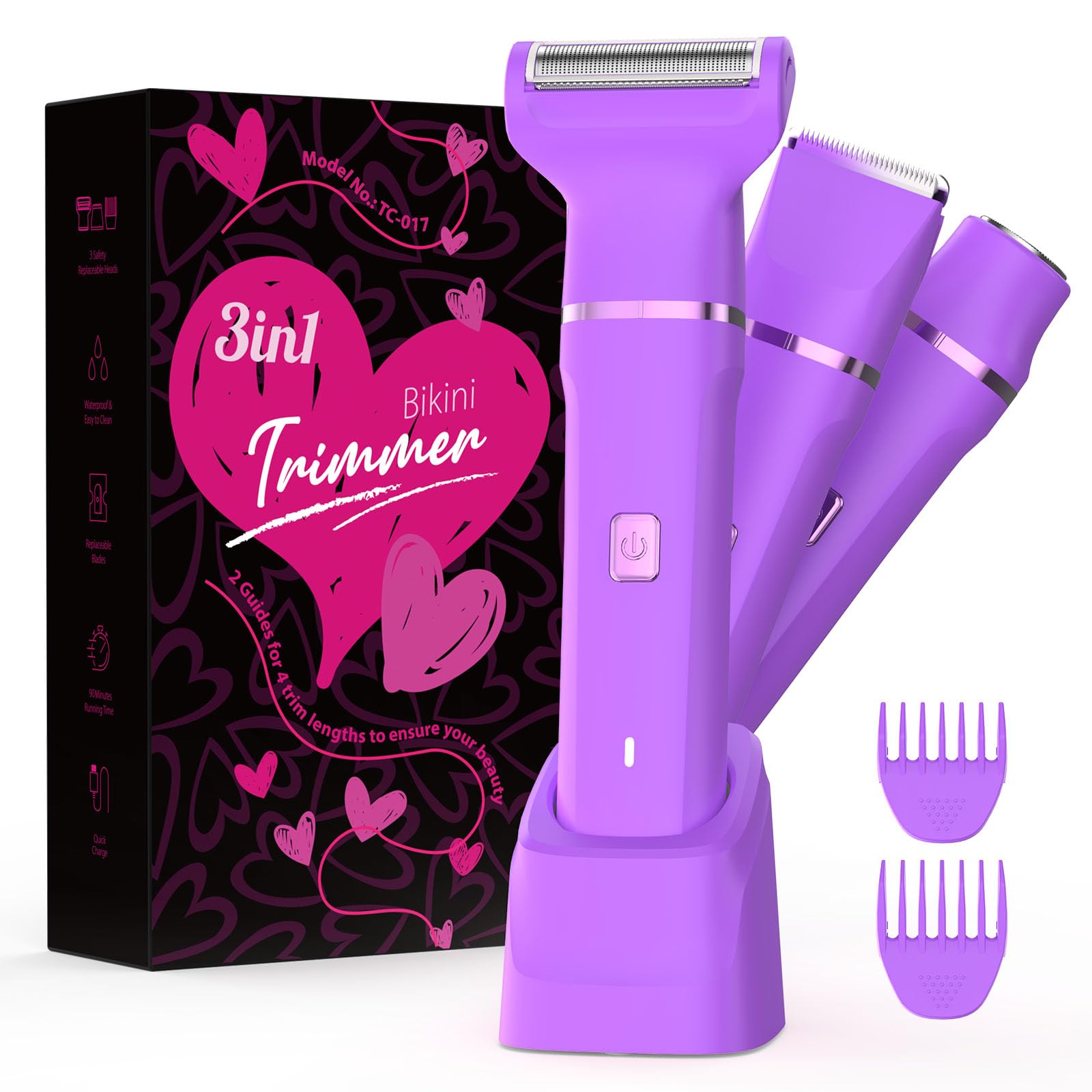 Risina Waterproof Bikini Trimmer for Women’s Grooming