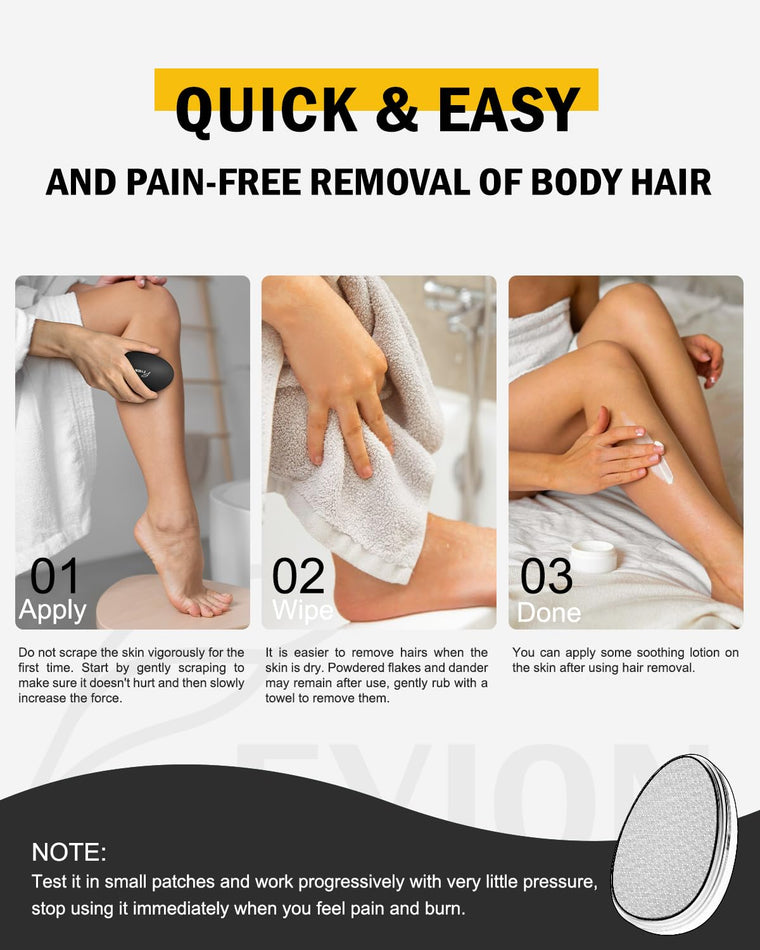 FVION Crystal Hair Eraser for Painless Hair Removal