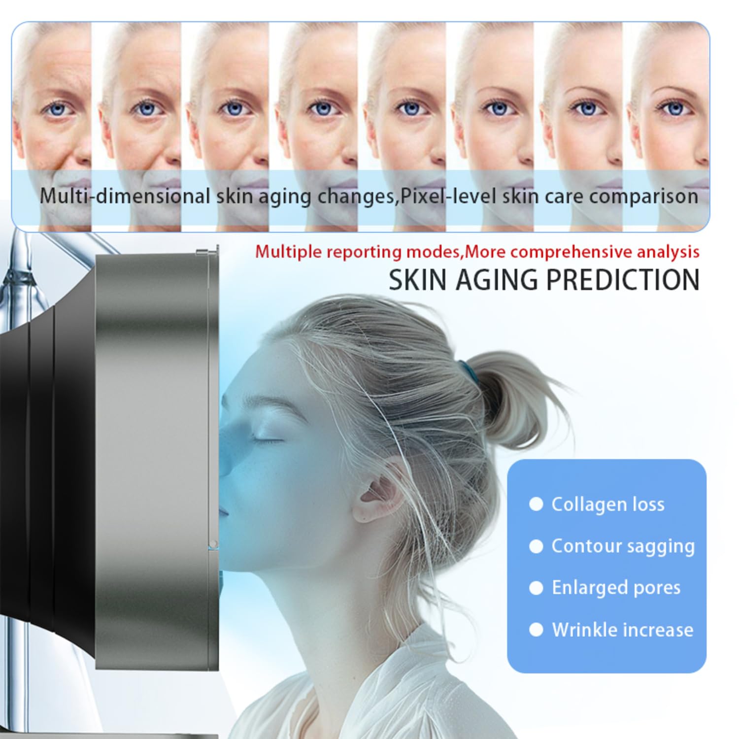 Professional AI Skin Analysis Scanner for Salons and Spas