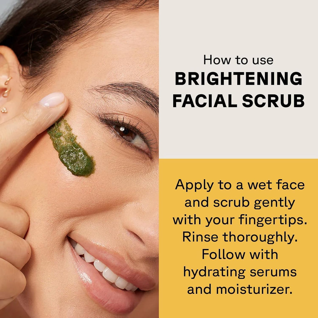 Acure Brightening Exfoliating Facial Scrub for Radiant Skin
