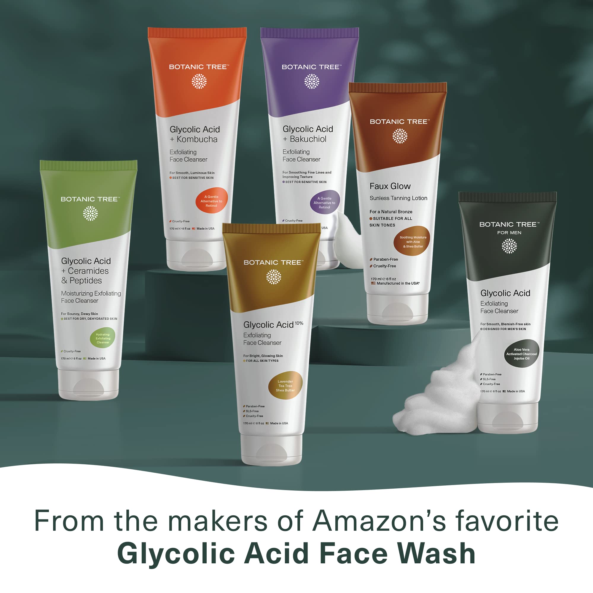 Botanic Tree Glycolic Acid Exfoliating Face Wash