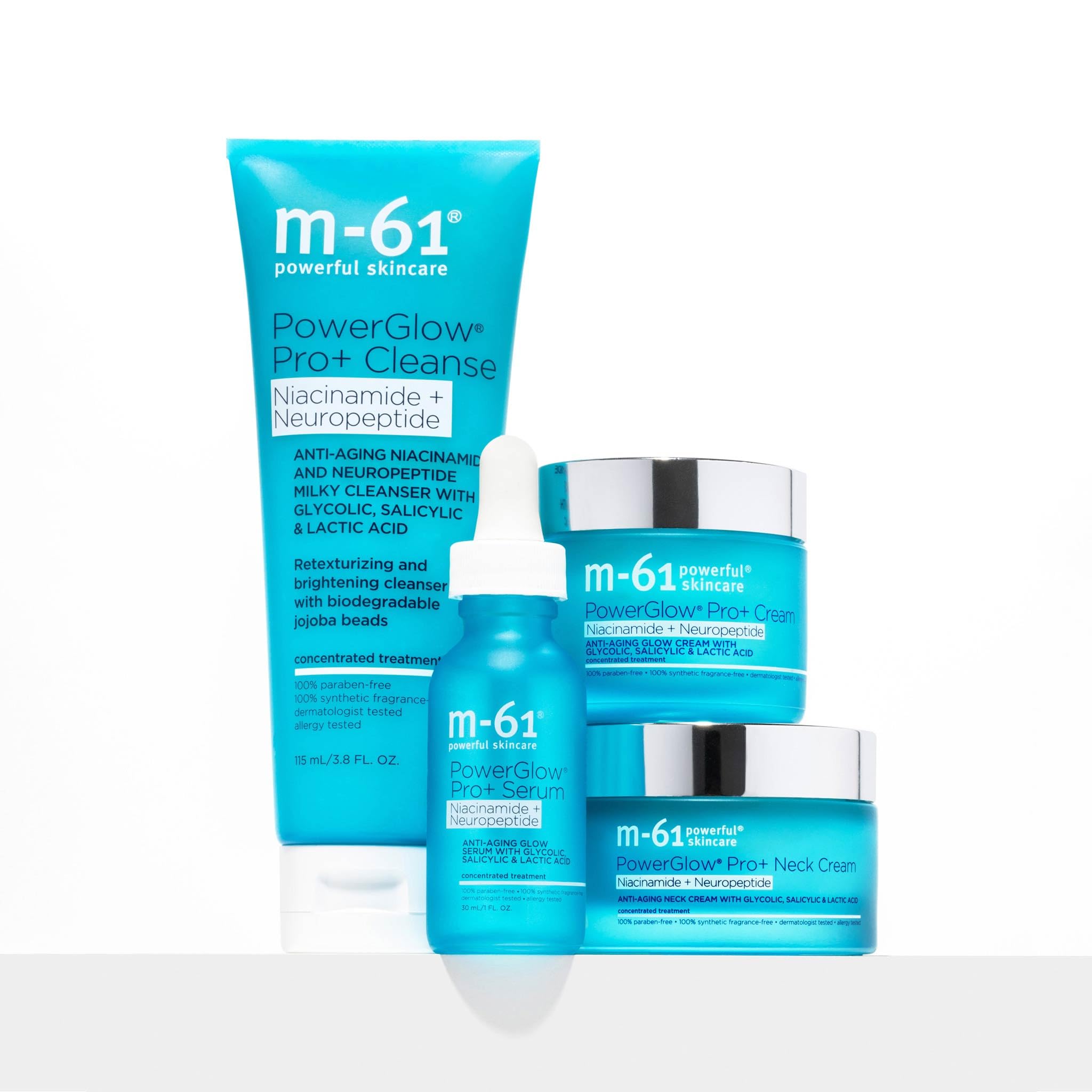 m-61 PowerGlow Pro+ Deep Cleansing Exfoliating Face Wash