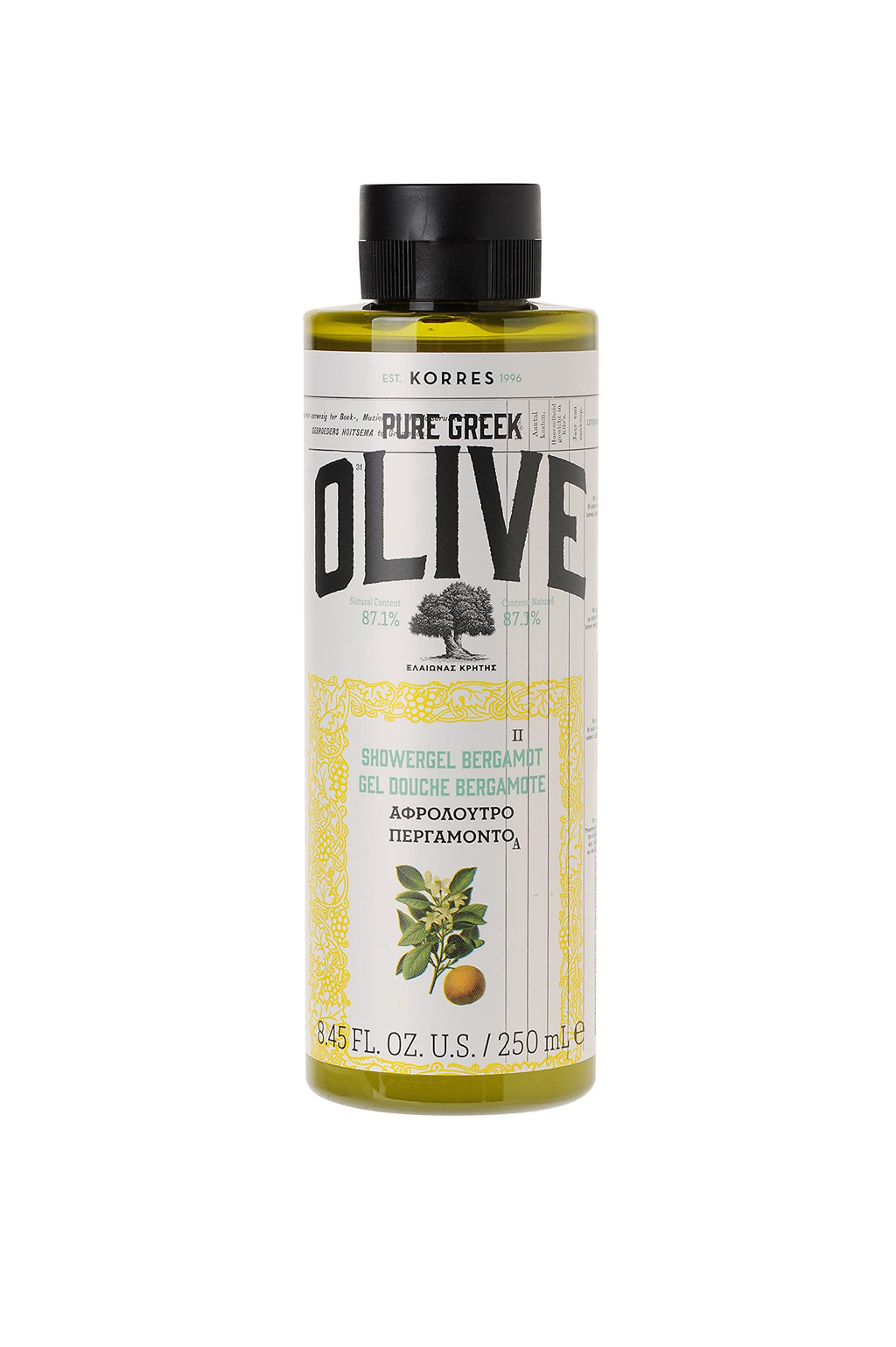 KORRES Pure Greek Olive Hydrating Shower Gel for Dry Skin