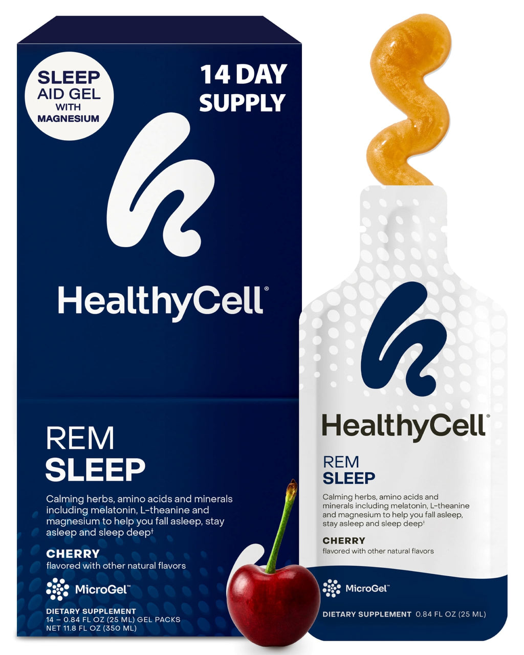 Healthycell REM Sleep Liquid Gel with Melatonin Support