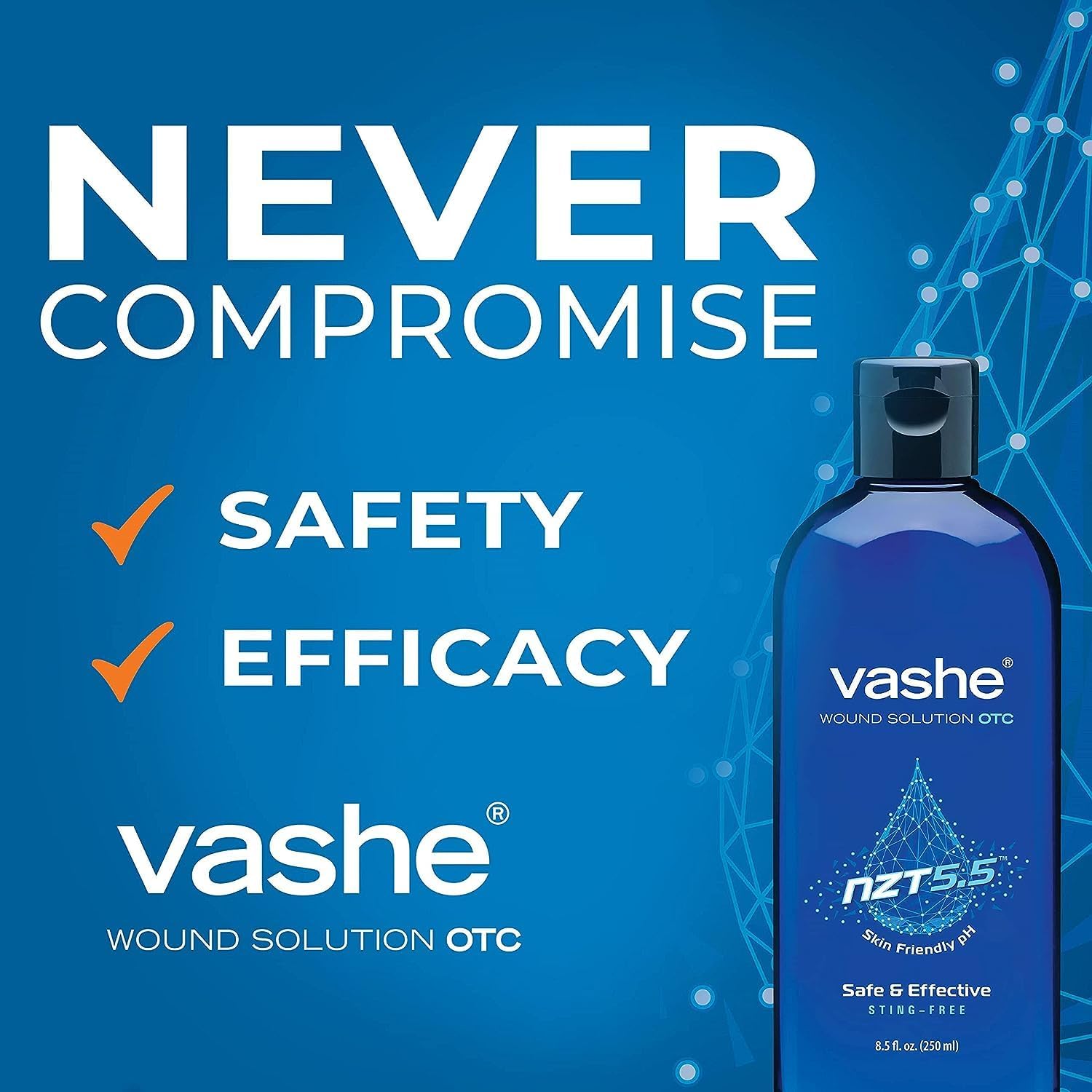 Vashe Hypochlorous Acid Wound Cleanser, 8.5 Fl Oz