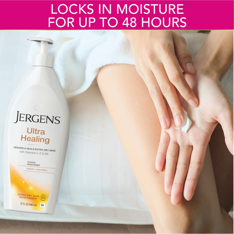 Jergens Ultra Healing Lotion for Extra Dry Skin, 32 Oz, 6-Pack