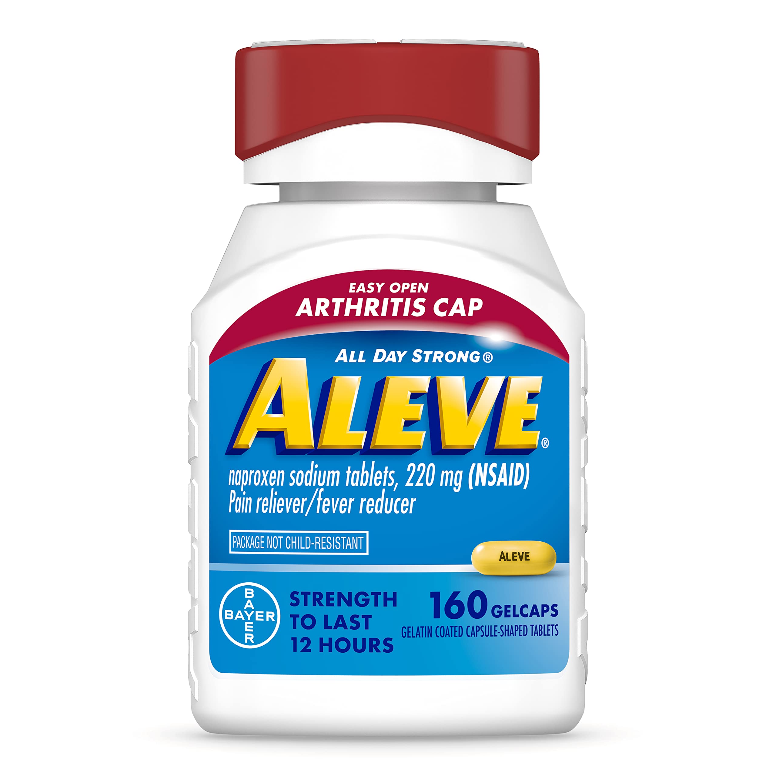 Aleve Arthritis Pain Relief Gelcaps for Joint Comfort