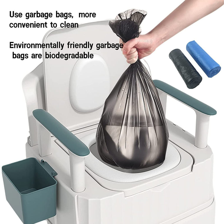 4-in-1 Mobile Bedside Commode and Shower Chair