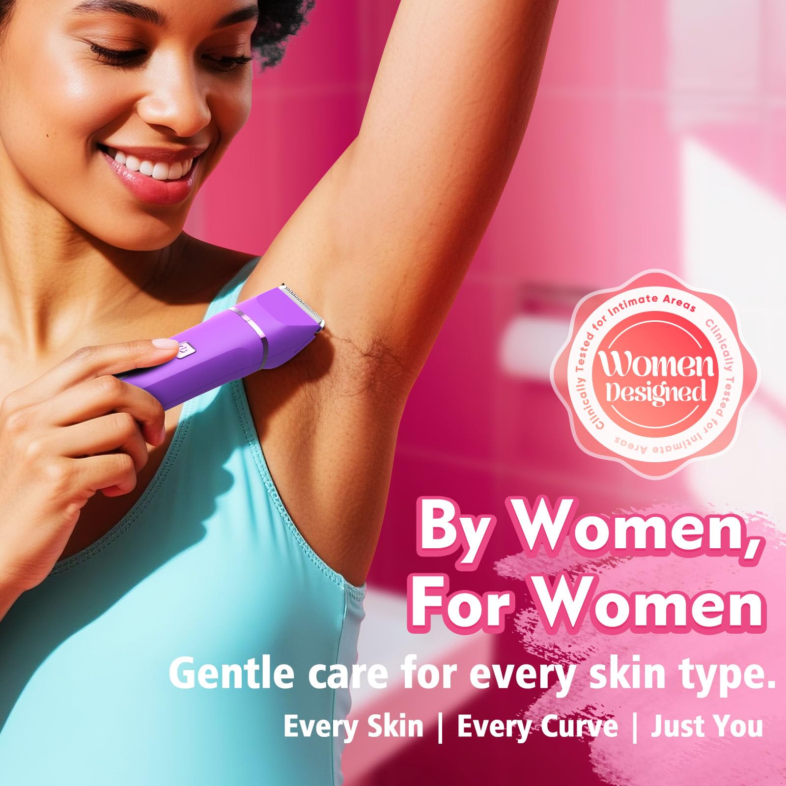 Risina Waterproof Bikini Trimmer for Women’s Grooming