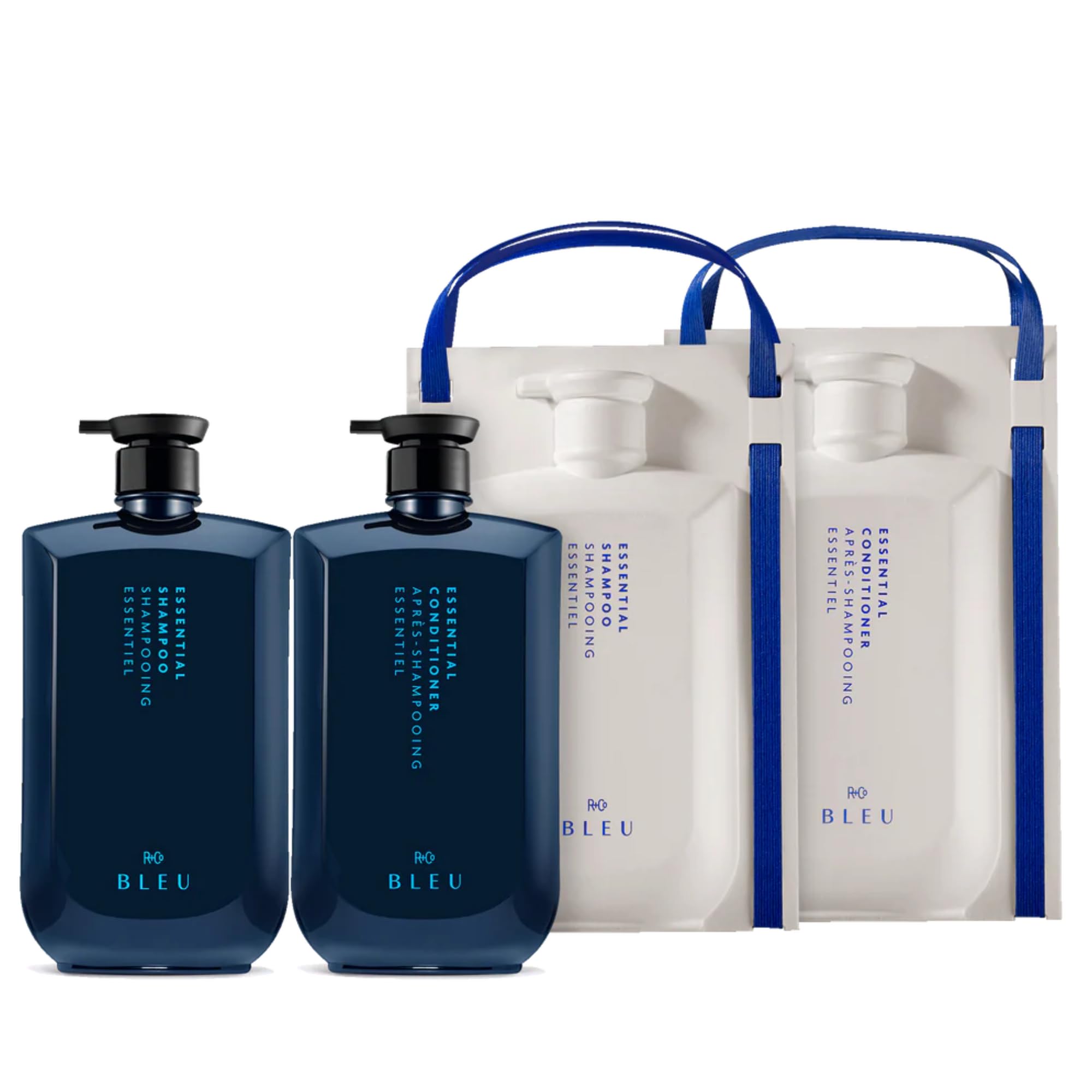 R+Co BLEU Essential Shampoo and Conditioner Liter Set