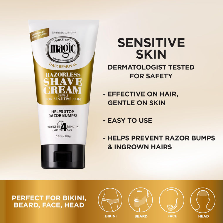 SoftSheen-Carson Magic Razorless Shaving Cream for Men
