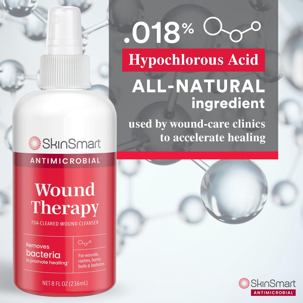 SkinSmart Wound Therapy Spray for Cleansing and Care