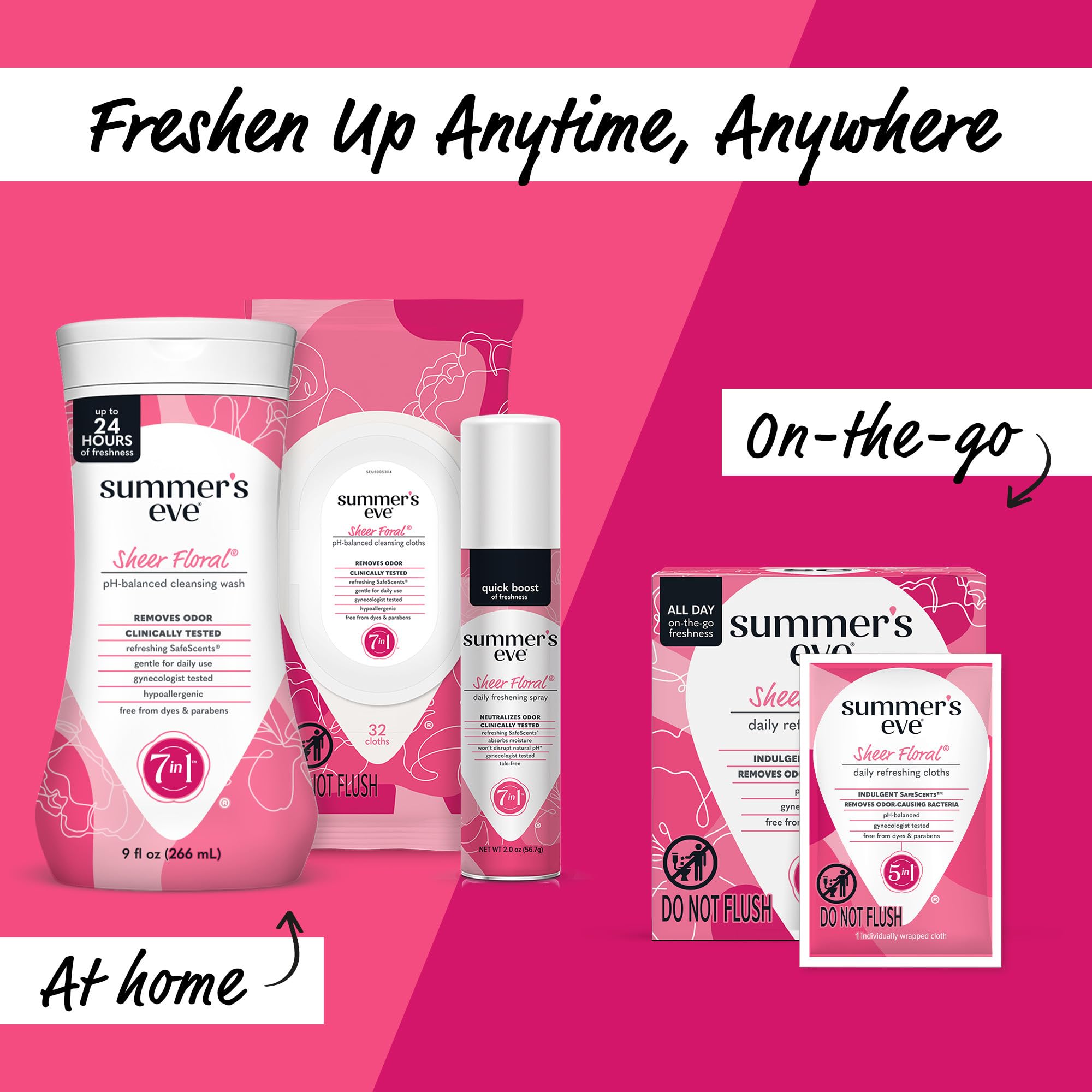 Summer's Eve Feminine Cleansing Wipes for Daily Freshness