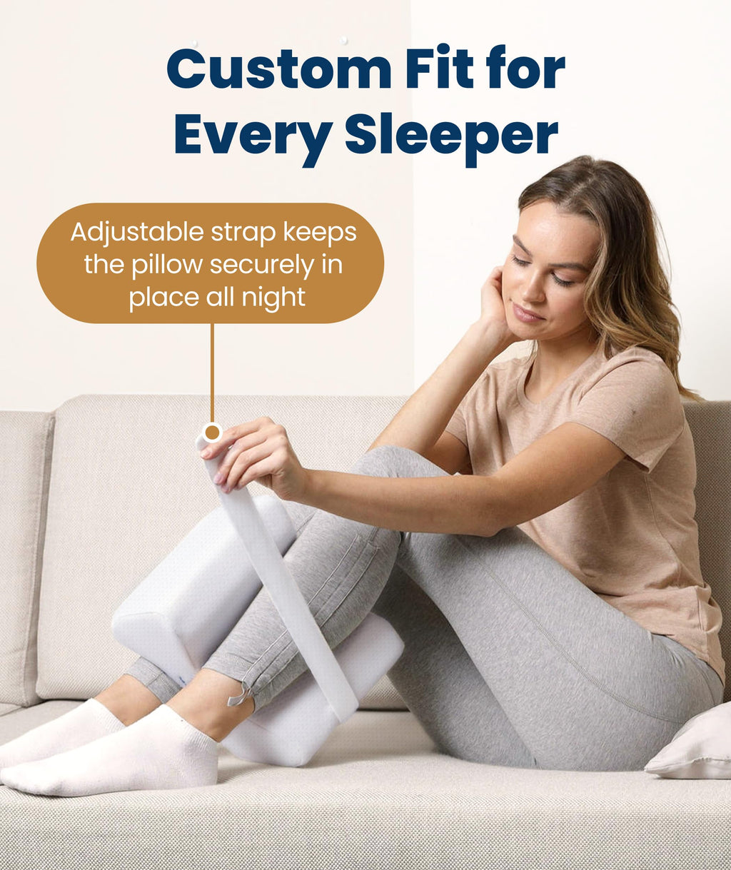 Everlasting Comfort Memory Foam Knee Pillow for Side Sleepers