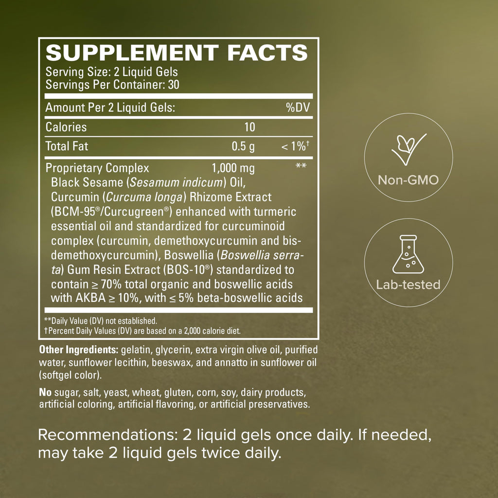 Terry Naturally CuraMed Curcumin Pain Relief Supplement