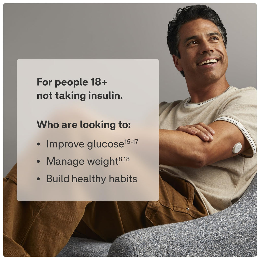 Lingo Continuous Glucose Monitor for Food Impact Insights