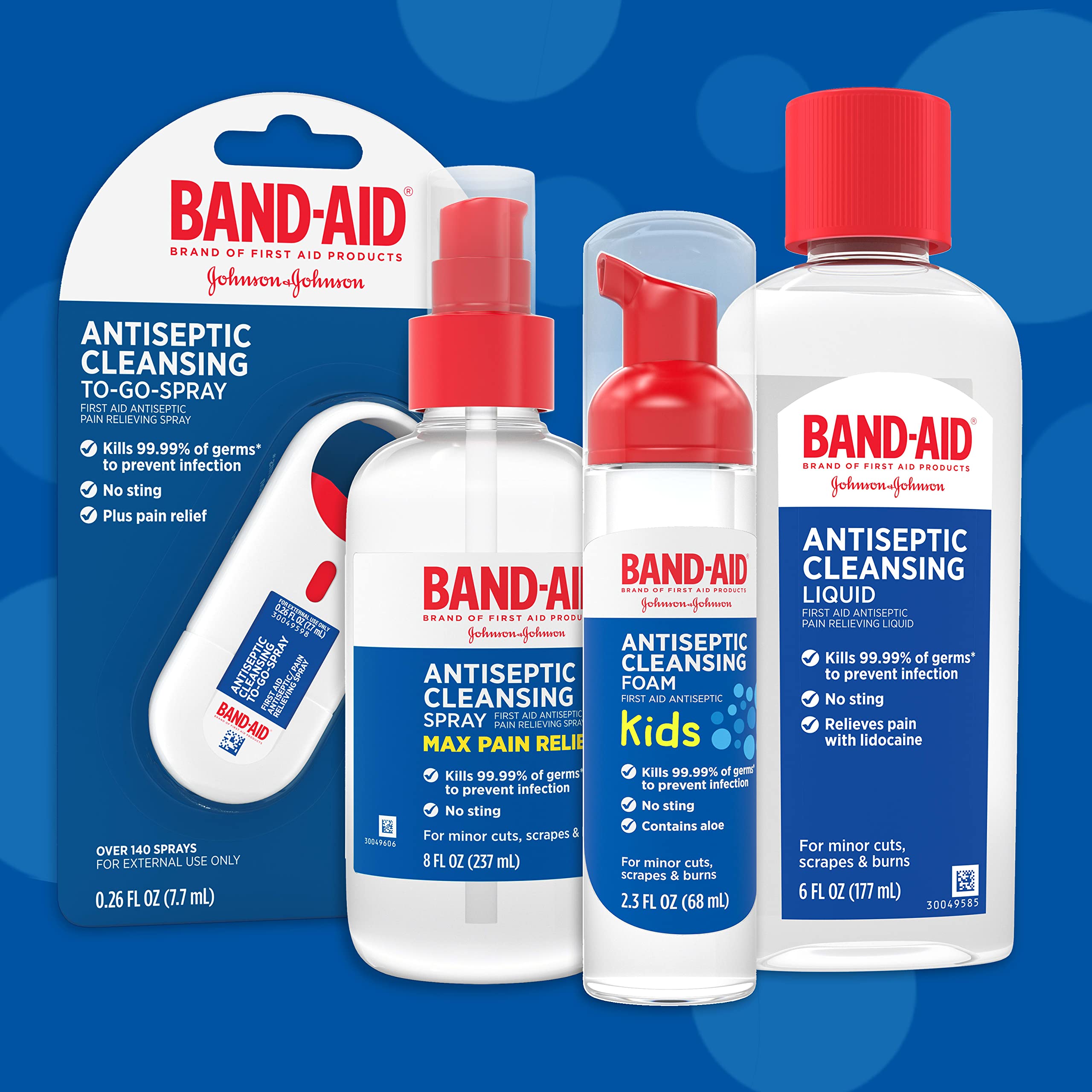 Band-Aid Antiseptic Cleansing Spray for Cuts and Scrapes