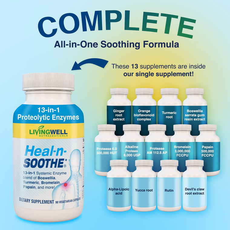 Sleepzyme & HEAL-N-SOOTHE Sleep and Joint Support Bundle