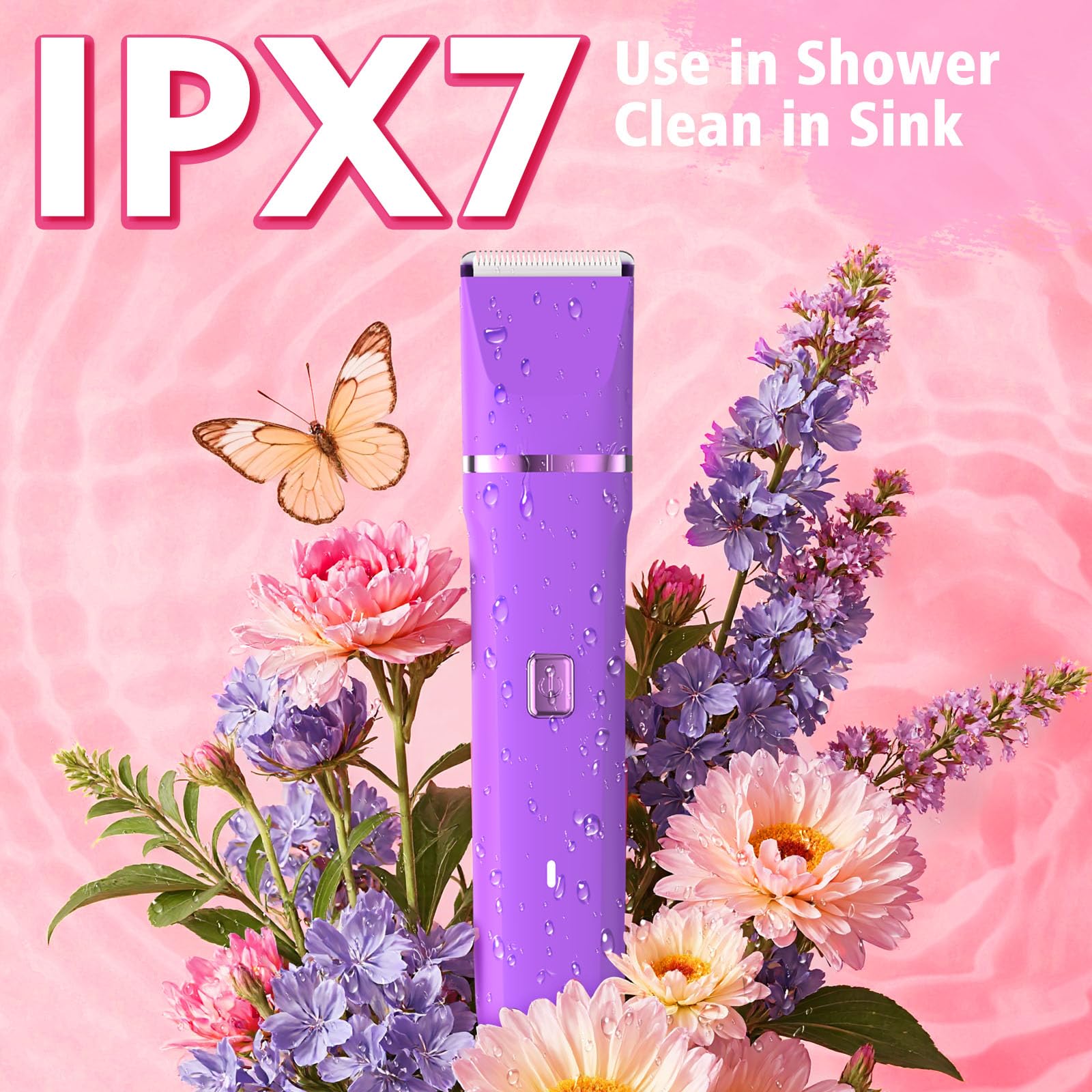 Risina Waterproof Bikini Trimmer for Women’s Grooming
