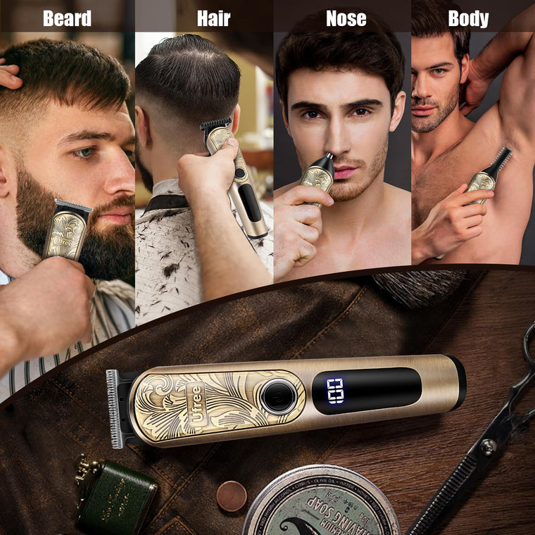Ufree Waterproof Beard Trimmer and Grooming Kit for Men