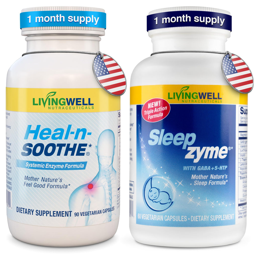 Sleepzyme & HEAL-N-SOOTHE Sleep and Joint Support Bundle