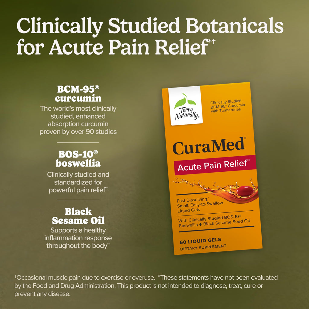 Terry Naturally CuraMed Curcumin Pain Relief Supplement