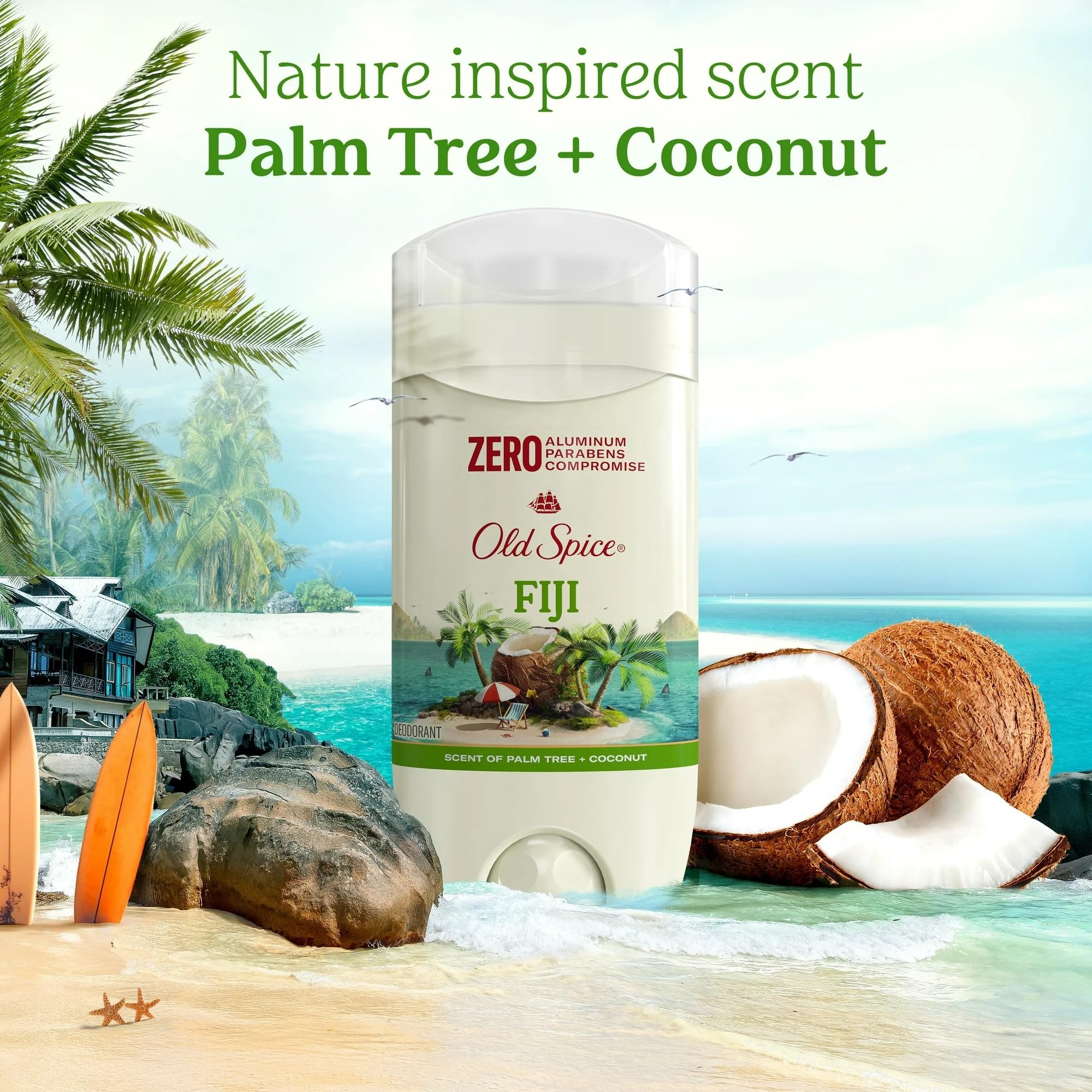 Old Spice Fiji Fresh Collection Deodorant, 3 Oz, 10-Pack